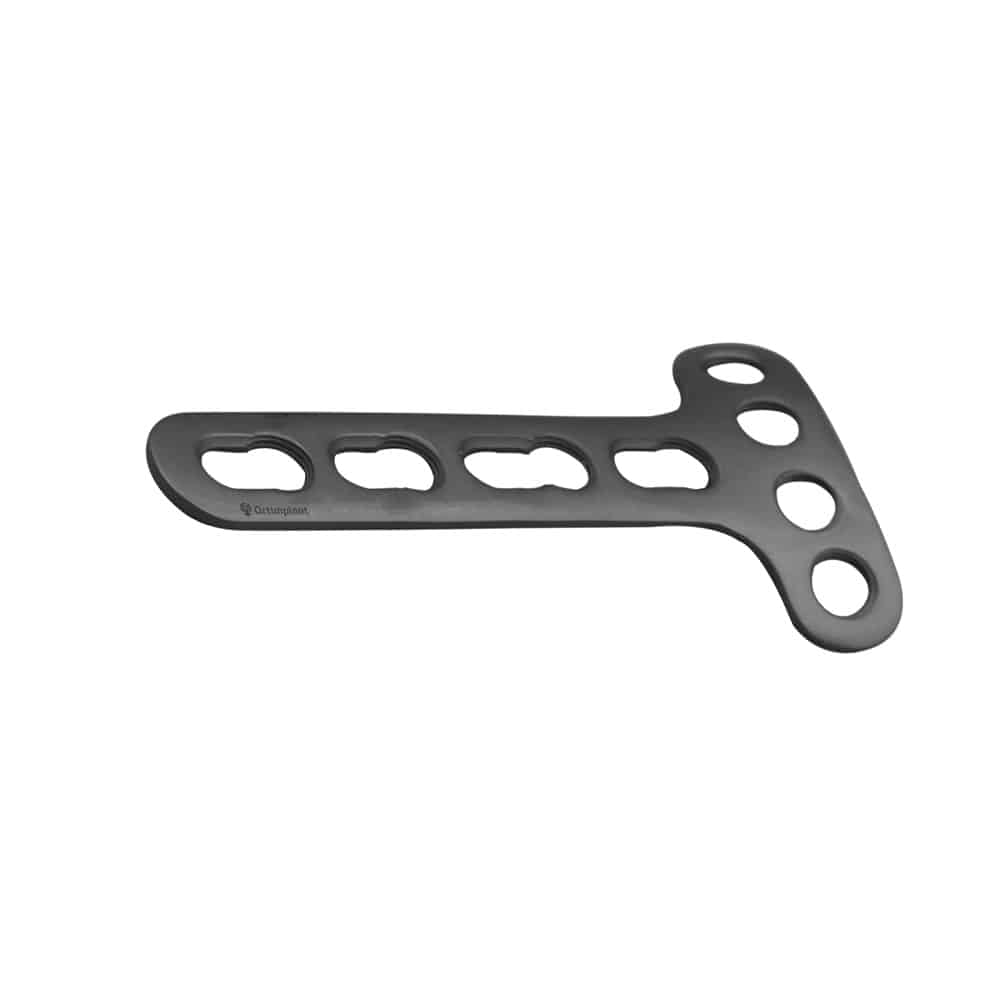 LOCKING COMPRESSION T-PLATE RIGHT-ANGLED (4 HOLES ON HEAD) ORTIMPLANT