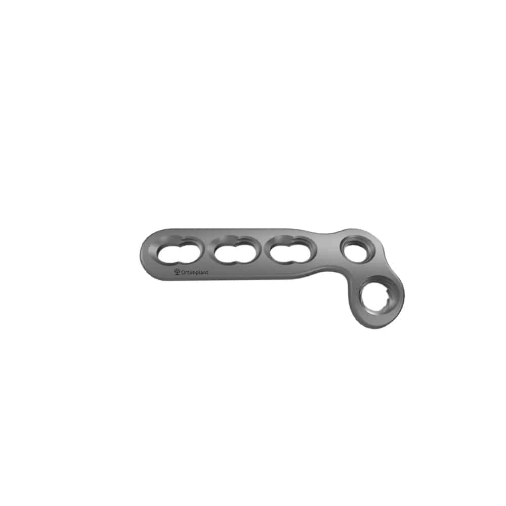 L MINI OBLIQUE PLAQUE À VERROUILLAGE 2,7 MM ORTIMPLANT