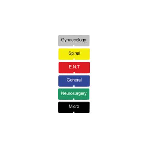 Coloured Identification Label Ortimplant