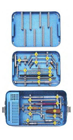 DHS & DCS PLATE SURGERY INSTRUMENT SET ORTIMPLANT