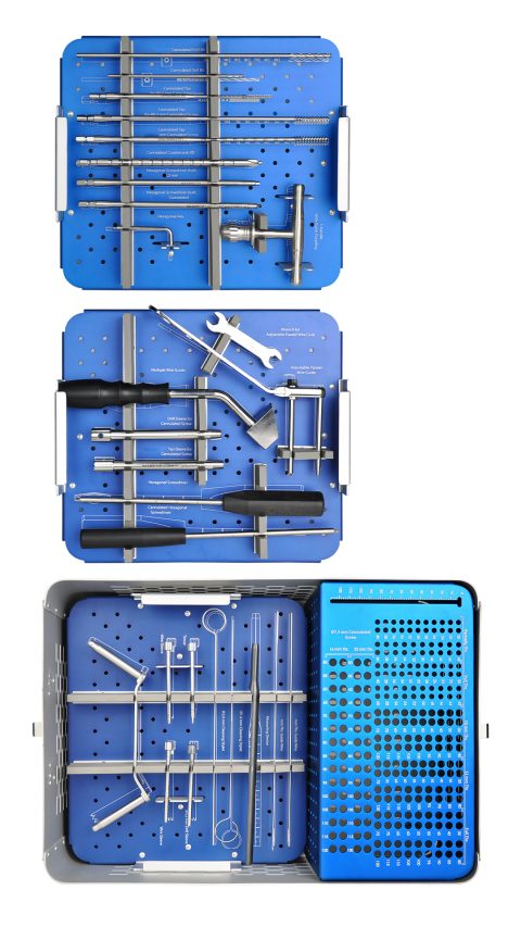 2,7/3,5/4,0 MM CANNULATED SCREW SURGERY INSTRUMENT SET - ORTIMPLANT