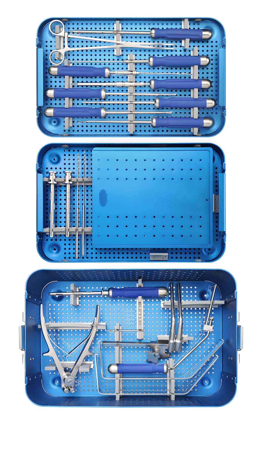 ANTERIOR CERVICAL PLATE SYSTEM SURGERY INSTRUMENT SET - ORTIMPLANT