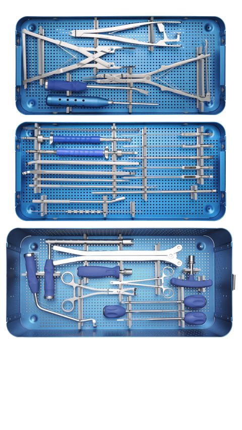 SPINAL PEDICLE SCREW SYSTEM SURGERY INSTRUMENT SET - ORTIMPLANT